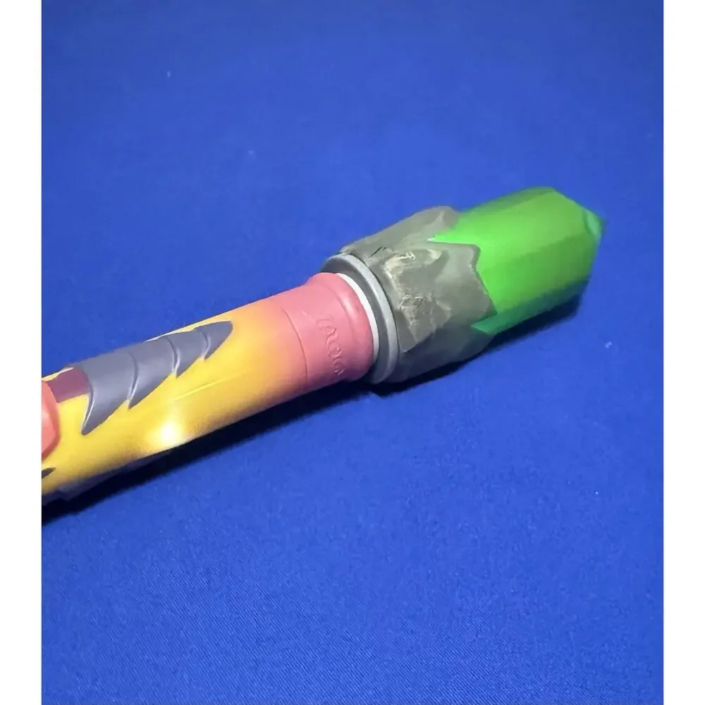 Custom MagiQuest Great Wolf Lodge Wand with Green Gem Jewel Topper